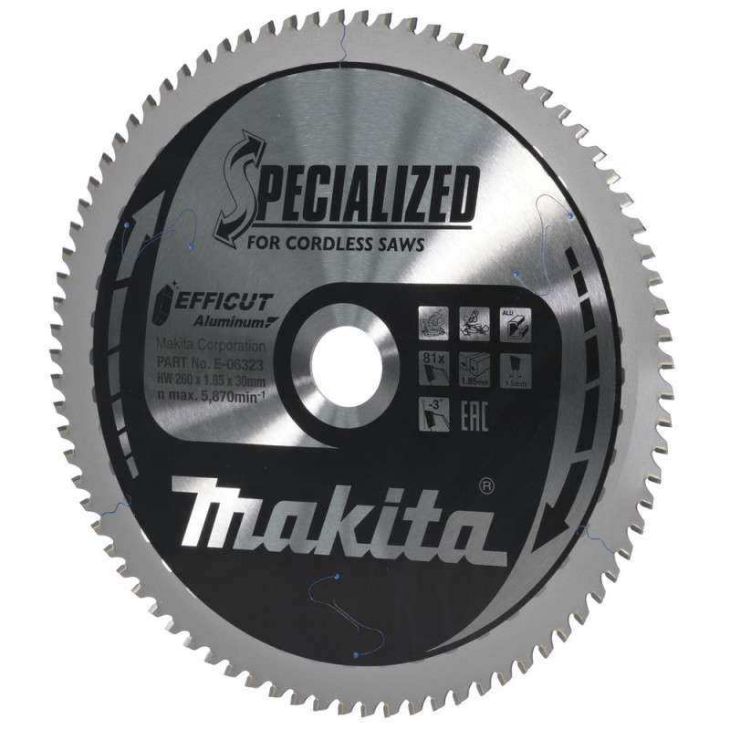 Makita EFFICUT Sägeb.260x30x81Z (E-06323)