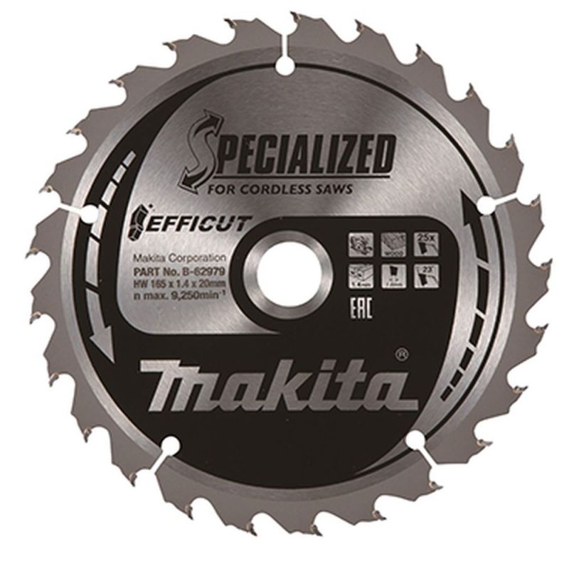 Makita Sägeblatt 185x1,45x30, 24Z EFFICUT - E-08682