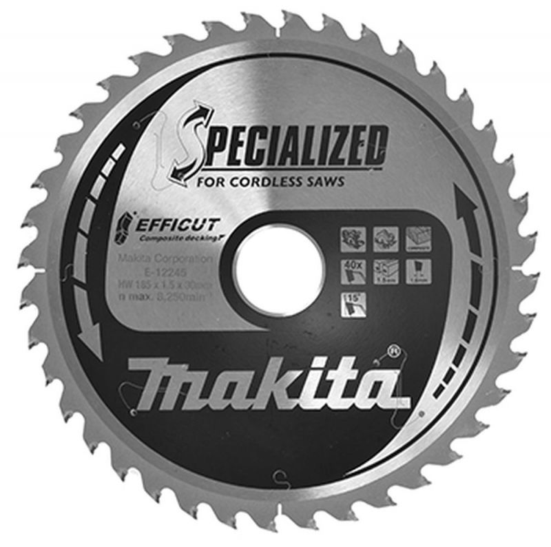 Makita Sägeblatt 185x1,5x30, 40Z EFFICUT - E-12245