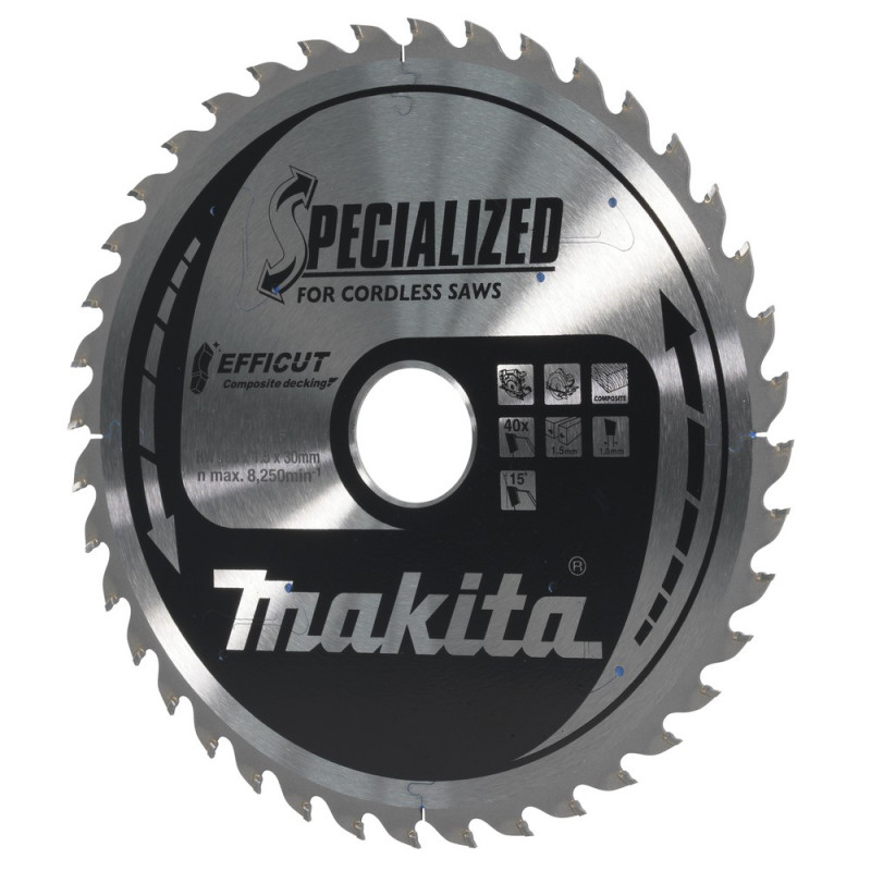 Makita Sägeblatt 185x1,5x30, 40Z EFFICUT - E-12245