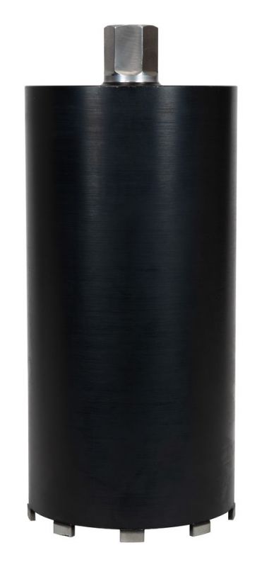 EIBENSTOCK Diamant-Trocken-Bohrkrone -Softschlag- 1¼", Ø 182 mm, 350 mm Nutzlänge,9 Segmente  - 36S18200