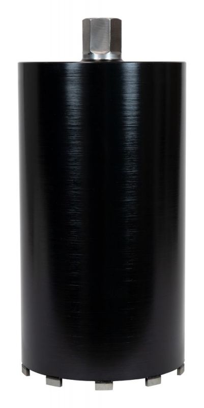 EIBENSTOCK Diamant-Trocken-Bohrkrone -Softschlag- 1¼", Ø 200 mm, 350 mm Nutzlänge,10 Segmente  - 36S20000