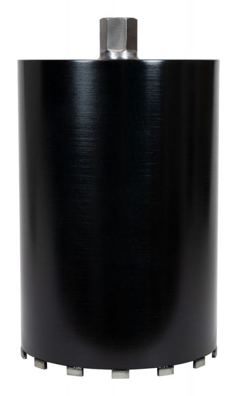 EIBENSTOCK Diamant-Trocken-Bohrkrone -Softschlag- 1¼", Ø 250 mm, 350 mm Nutzlänge,14 Segmente  - 36S25000