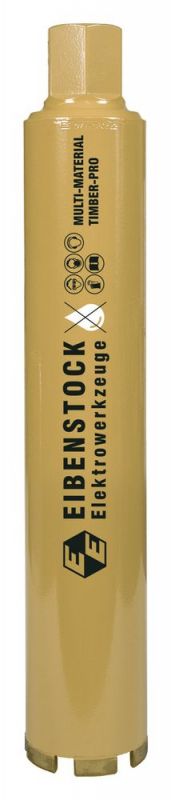 EIBENSTOCK Foret diamanté à sec multi-matériaux TIMBER-PRO 1¼", Ø 68 mm, longueur utile 350 mm, 6 segments - 36W06800