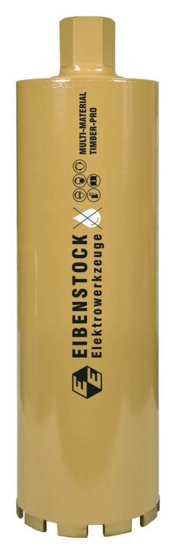 EIBENSTOCK Diamant-Trocken-Bohrkrone Multi-Material TIMBER-PRO 1¼", Ø 122 mm, 350 mm Nutzlänge, 10 Segmente  - 36W12200