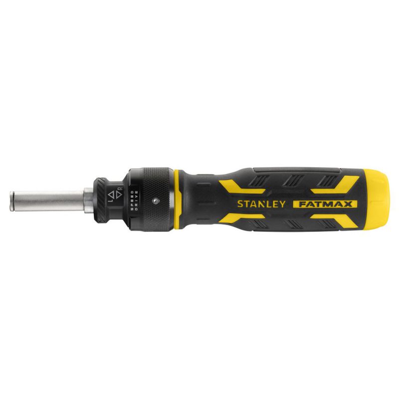 Stanley FATMAX SpeedDrive Schraubendreher mit eingebautem Ratschen-Zahnmechanismus für effizientes Arbeiten - FMHT62692-0