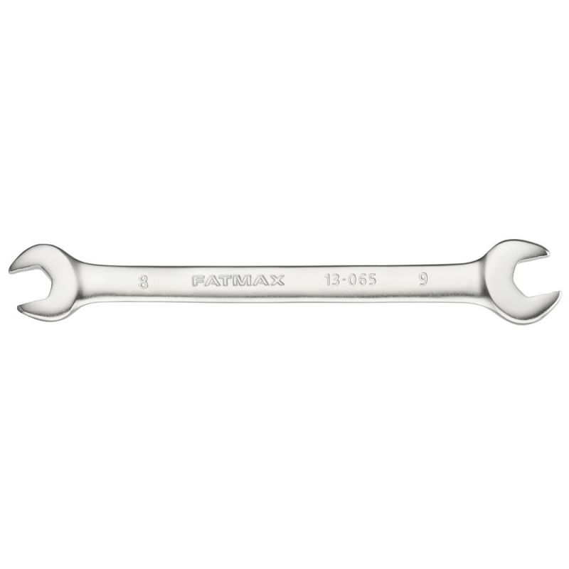 Stanley FATMAX Doppelmaulschlüssel 8x9mm, 15° gekröpft, mit Anti-Rutsch Design - FMMT13065-0