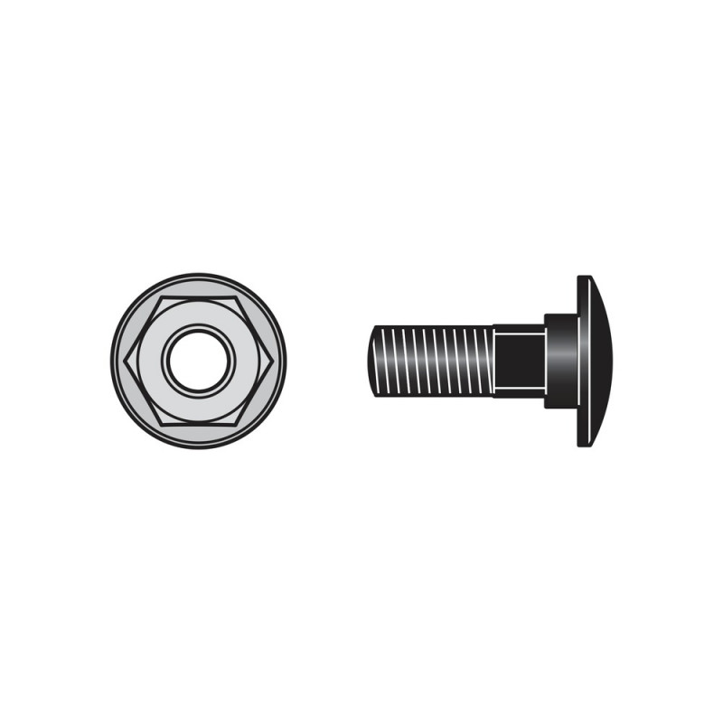 FELCO 160/94 Reparatur-Satz : Bolzen + Mutter 