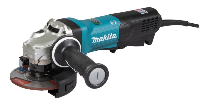 MAKITA Winkelschleifer 125 mm, 1900 W, mit Bremse, Paddelschalter und Elektronik - GA5093X01
