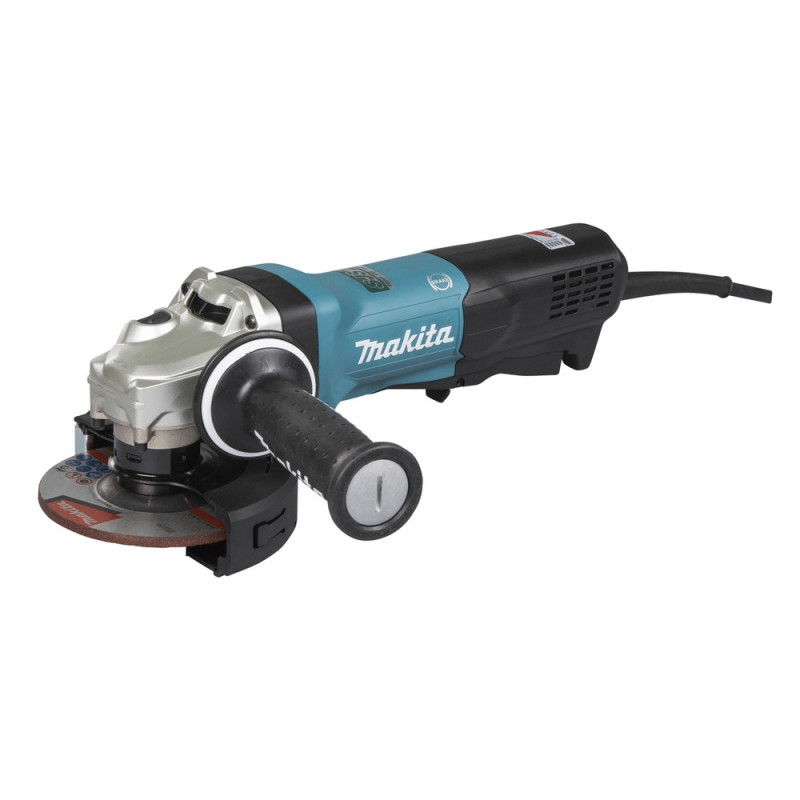 MAKITA Winkelschleifer 125 mm, 1900 W, mit Bremse, Paddelschalter und Elektronik - GA5093X01