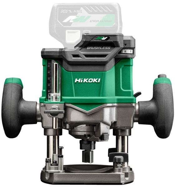 HiKoki 36V Akku Oberfräse - ohne Akku, ohne Ladegerät- (M3612DAW2Z)