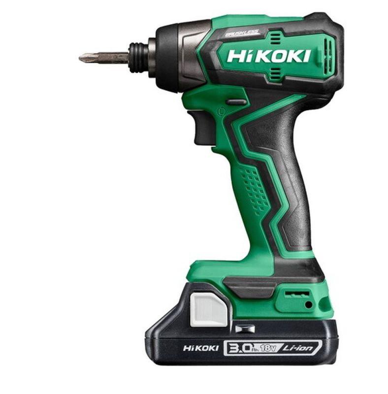 HiKoki 18V Akku Schlagschrauber(1/4") -2 x 3,0 Ah, 140 Nm- (WH18DDWQZ)