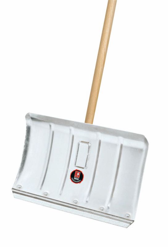 IDEAL Chasse-neige 350x500 en tôle d'acier avec manche en bois dur