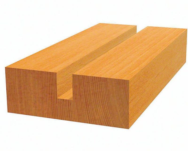 Bosch Nutfräser Standard for Wood 6 mm D1 3,2 mm L 7,7 mm G 51 mm
