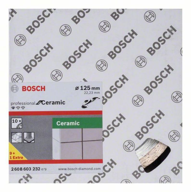 Bosch Diamanttrennscheibe Standard for Ceramic, 125 x 22,23 x 1,6 