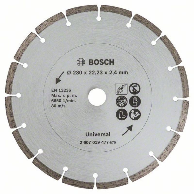 Bosch Diamanttrennscheibe für Baumaterial, Durchmesser: 230 mm 2607019477