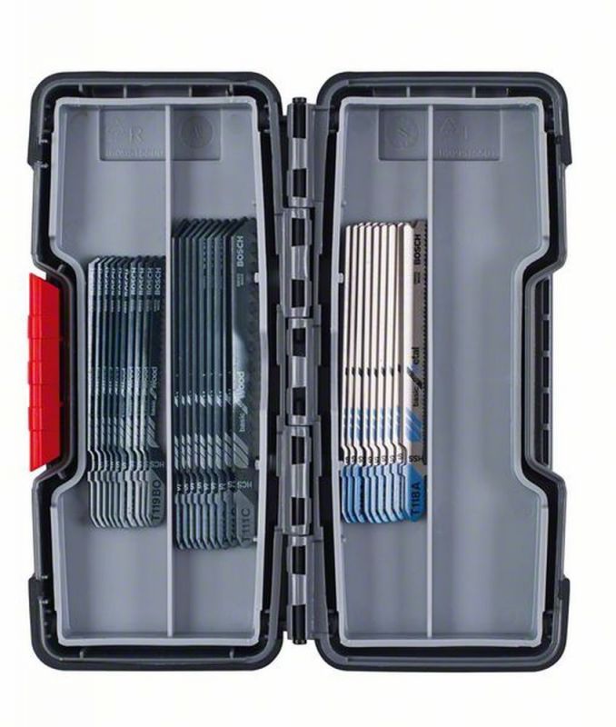 Bosch Stichsägeblatt-Set Wood and Metal, 30-teilig, Einnockenschaft 2607010903