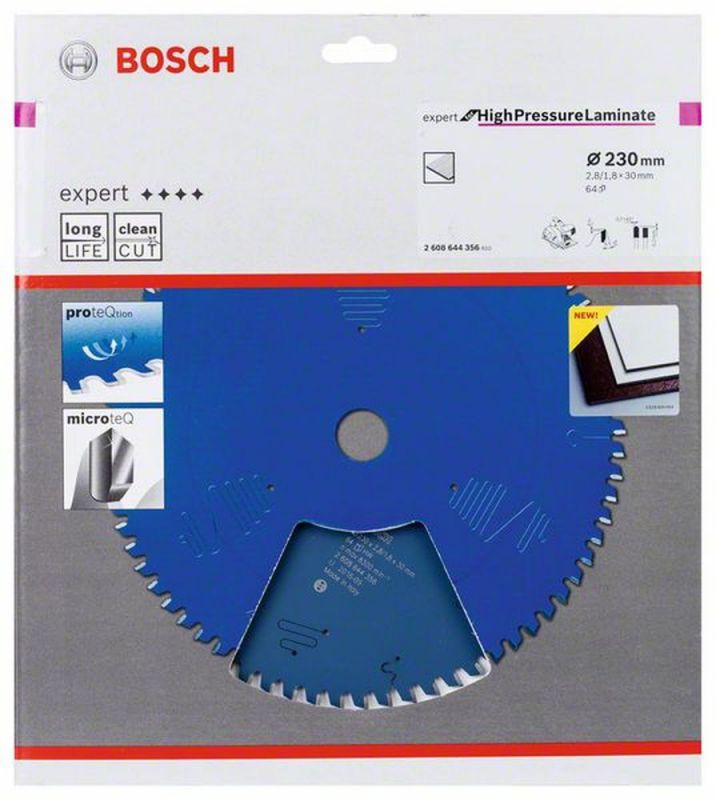 Bosch Kreissägeblatt Expert for High Pressure Laminate, 230 x 30 x 