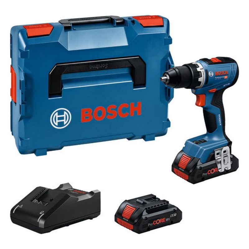 Bosch Akku-Bohrschrauber GSR 18V-65, 2 x Akku ProCORE18V 4.0Ah, L-BOXX-Koffer 06019N3206