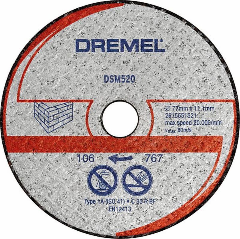 Dremel Disque à tronçonner pour maçonnerie, pour DREMEL® DSM20 (DSM520)