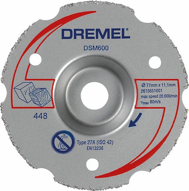 Dremel DSM20 Mehrzweck-Karbidtrennscheibe, DSM600 2615S600JB