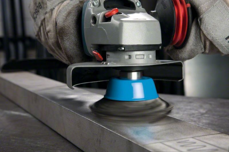 Bosch Topfbürste, Stahl, gezopfter Draht, 100 mm, 0,5 mm, 8500 U 