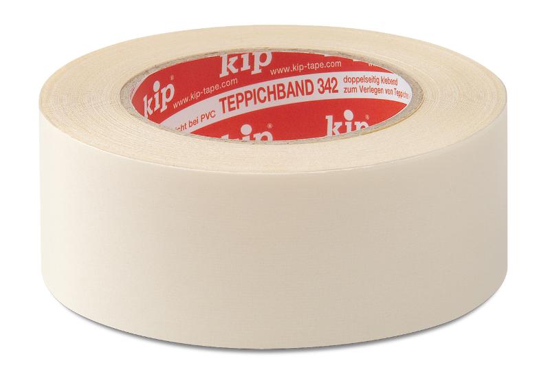 KIP 342 Gewebe-Teppichband 38mm x 25m (36 Rollen) - 342-21
