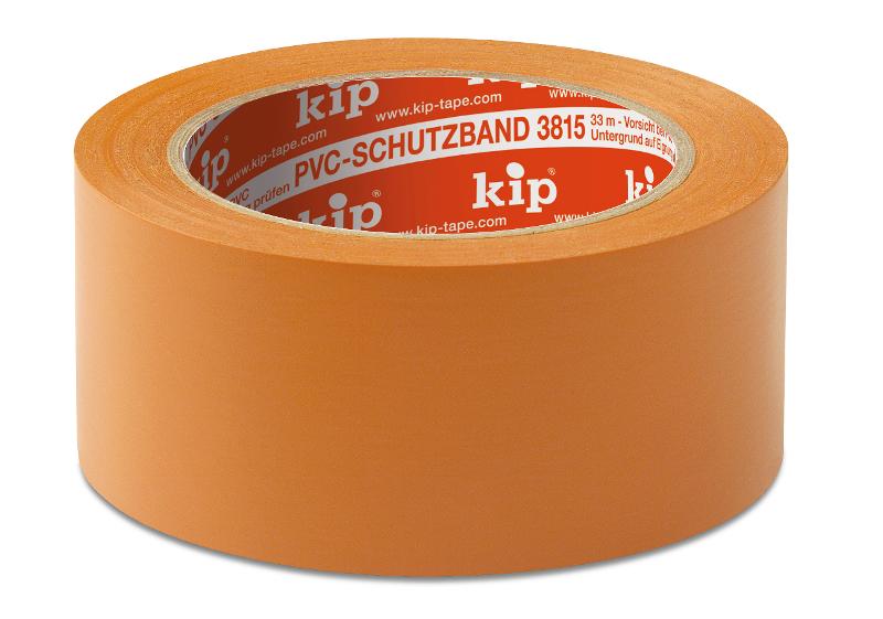 KIP 3815 Bande de protection en PVC - lisse, orange 50mm x 33m (36 rouleaux) - 3815-65