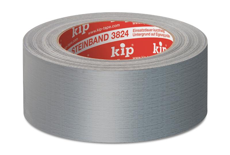 KIP 3824 Steinband – silber       75mm x 50m (16 Rollen) - 3824-75