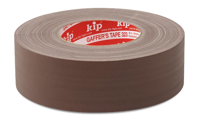 KIP 323 Gaffer´s tape – braun 50mm x 50m (24 Rollen) - 323-76