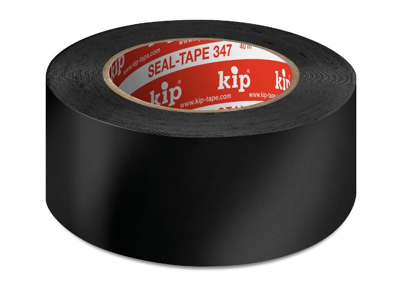 KIP 347 Seal-TapeUV-Resistant - schwarz, Dachausbauband zum Verkleben im Außenbereich 60mm x 25m (10 Rollen) - 347-80