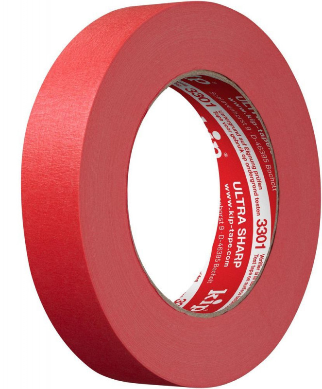 KIP 2301 ULTRA SHARP® - rot mit ULTRA SHARP®-Technologie 24mm x 50m (30 Rollen) - 2301-24