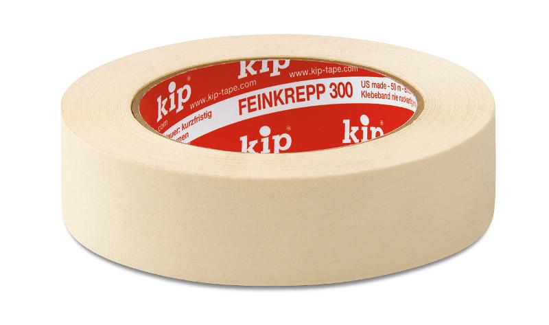 KIP 300 Feinkrepp – natur 30mm x 50m (32 Rollen) - 300-30