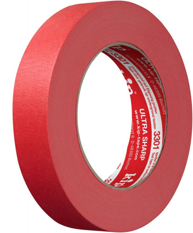 KIP 3301 ULTRA SHARP® - rot mit ULTRA SHARP®-Technologie 24mm x 50m (36 Rollen) - 3301-24