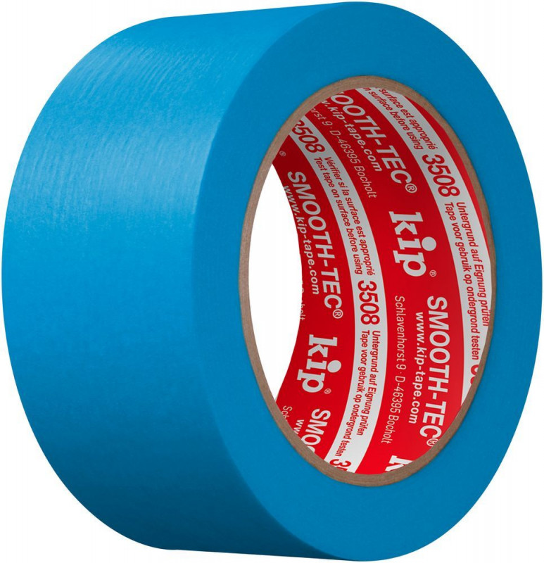 KIP 3508 SMOOTH-TEC® - blau Glattkrepp 48mm x 50m (20 Rollen) - 3508-47