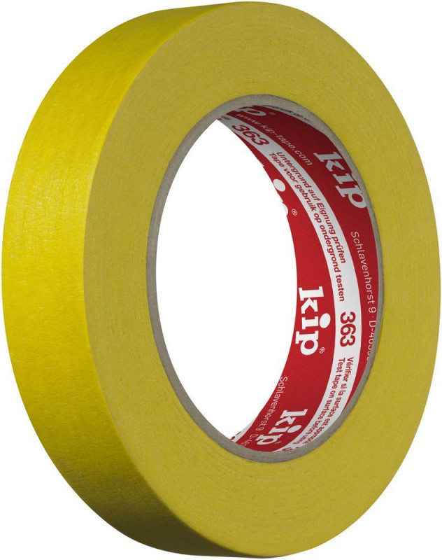 KIP 363 Stuckateur-Tape - gelb 48mm x 50m (20 Rollen) - 363-48