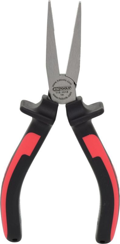KS TOOLS ERGOTORQUE Pince à bec plat, denté 160mm - 115.1016