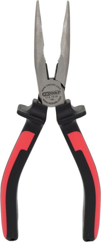 KS TOOLS ERGOTORQUE Pinces à bec demi-rond, 210mm - 115.1019