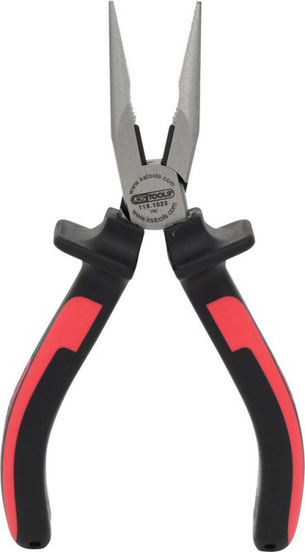 KS TOOLS ERGOTORQUE Pinces à bec demi-rond, 160mm - 115.1023