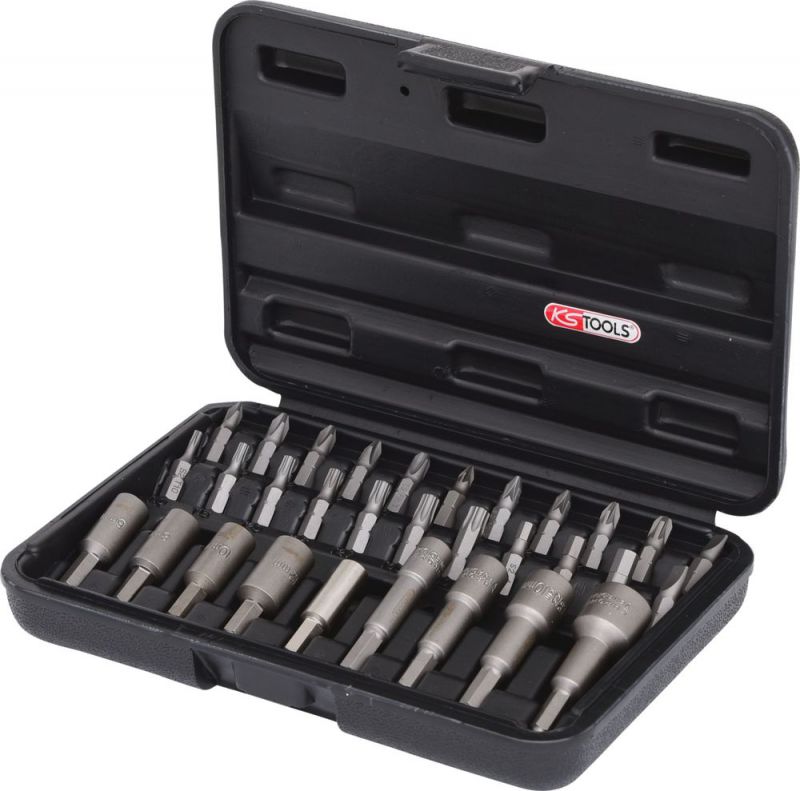 KS Tools 1/4" Bit- und Einschraubwerkzeug-Satz, 31-tlg - 122.2100