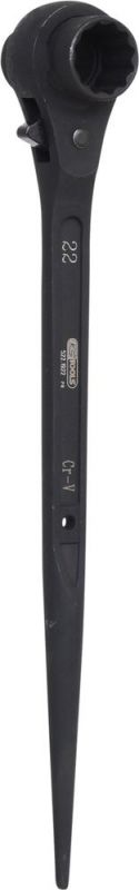 KS Tools Gerüstbauschlüssel, umschaltbar, 19x22mm - 522.1922