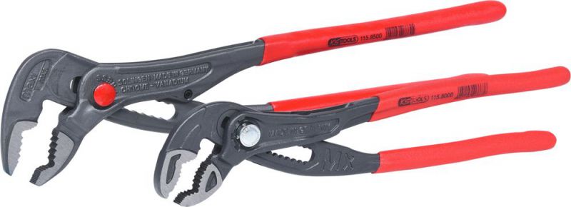 KS TOOLS Jeu de pinces multiprises, 2 pcs, 10"-12" - 115.8501