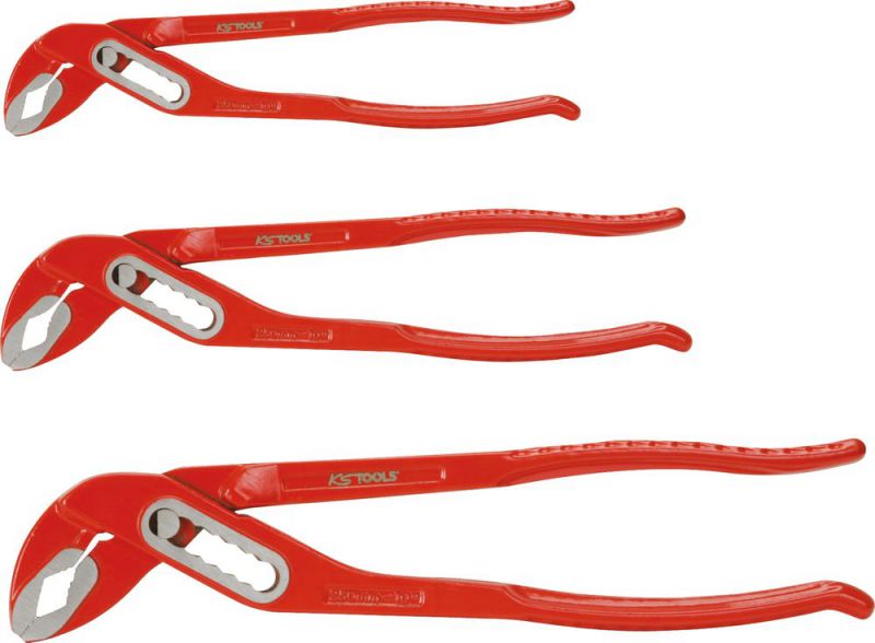KS TOOLS Jeu de pinces multiprises, 3 pcs, 7"-12" - 115.0000