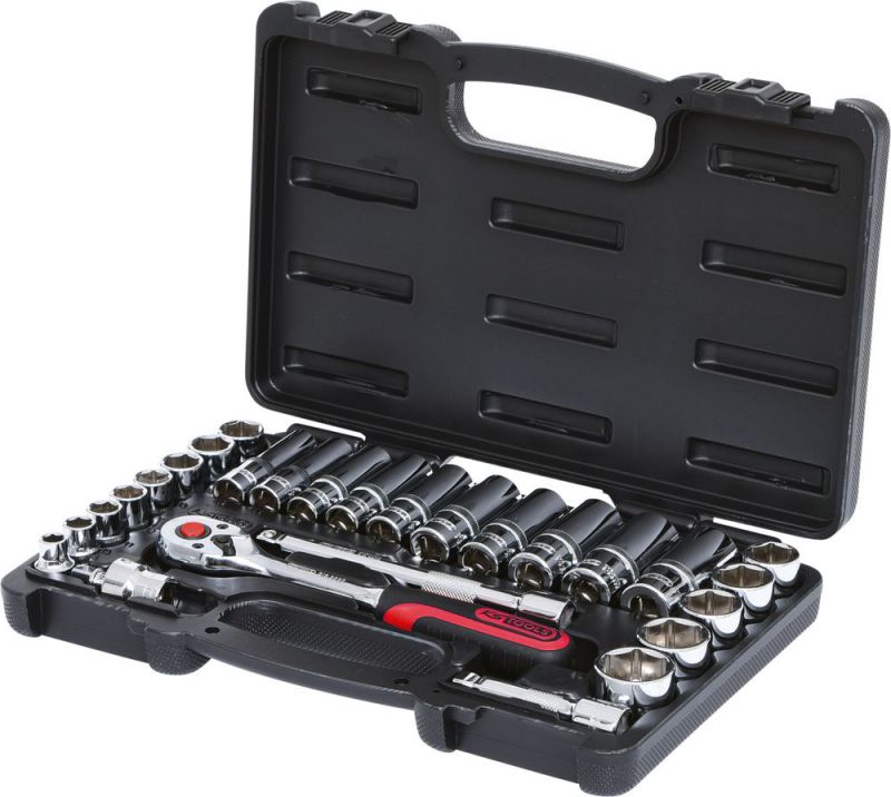 KS TOOLS 3/8" CHROMEplus Coffret de douilles, 27 pcs - 918.0627
