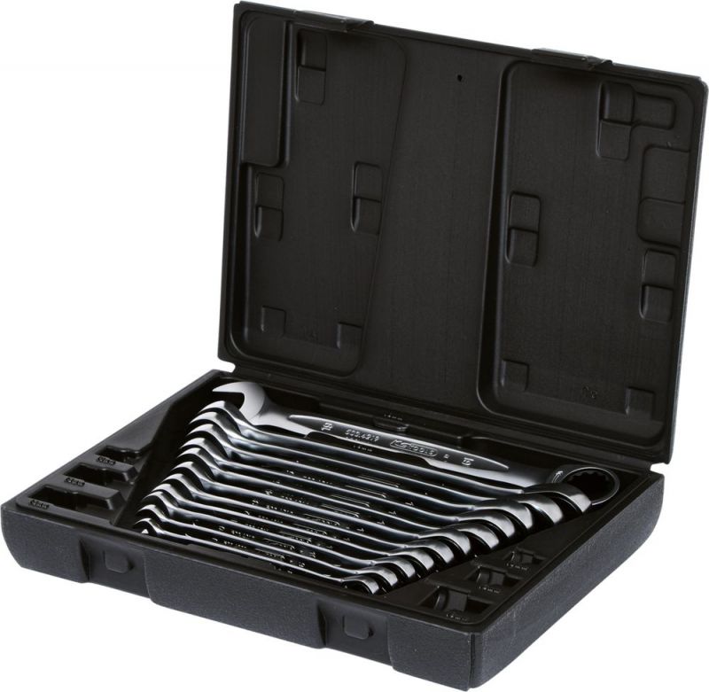 KS Tools GEARplus Ratschenringmaulschlüssel-Satz, 12-tlg - 503.4265