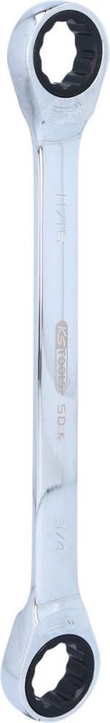 KS Tools GEARplus Doppel-Ratschenringschlüssel 11/16"x3/4" - 503.4405