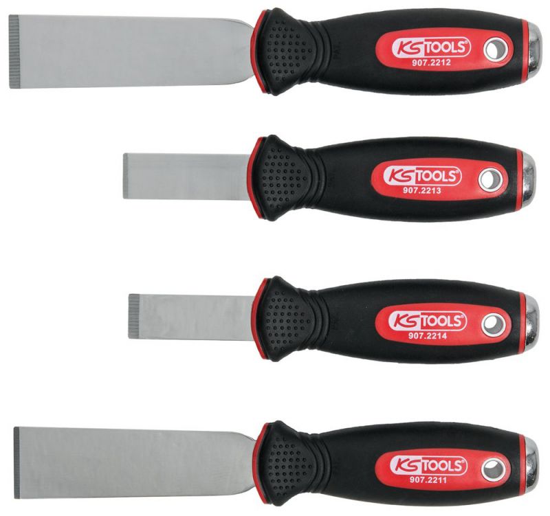 KS Tools EDELSTAHL Schabmeißel-Satz, 4-tlg - 907.2210 günstig bei