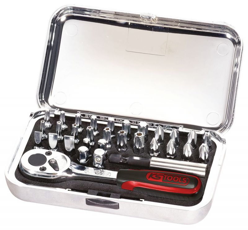 KS TOOLS 1/4" Coffret d'embouts CHROMEplus, 31 pcs - 918.4500