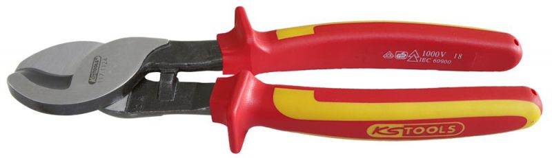 KS Tools ERGOTORQUE VDE Kabelschere, 165mm - 117.1122