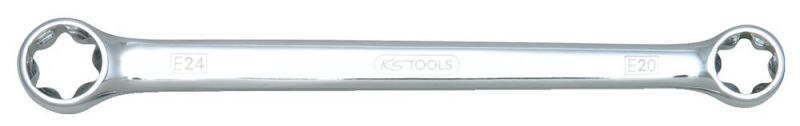 KS TOOLS Clés polygonales Torx E CHROMEplus, E20xE24 - 518.0864